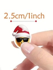 500 pcs Emotion Holiday Christmas Sticker Roll Kawaii Smile, Emoji, Happy Faces