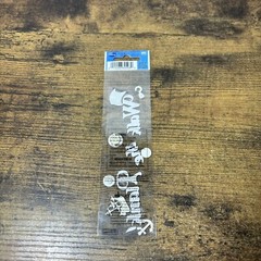 RARE Disney Peter Pan Captain Hook Walk The Plank Scrapbooking Title Stickers