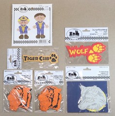 Tiger, Wolf, Cub Scouts Scrapbooking Die Cut Laser Cut Outs Stamping Station NEW