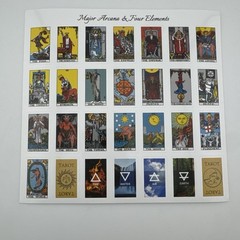 Tarot Stickers 1008 PCS 40 Sheets w/ Reference Sheets Journaling Scrapbook