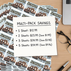 Customer Appreciation Packaging Stickers Review Request Labels 20 Per Sheet
