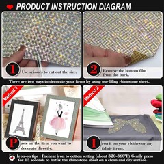 Versatile Rhinestone Bling Stickers – 81000 Crystal AB Gems for Car & Home Decor