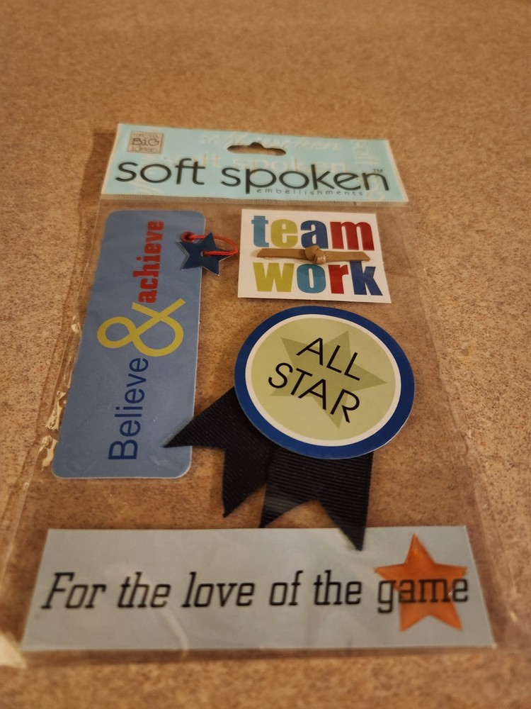 Me & My Big Ideas/Soft Spoken~Sports~Embellishments