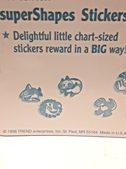 Vintage Lot of 5 New Sealed 1998 Trend Super spots Stickers