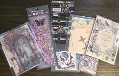 125+ Pc Junk Journal Bundle Nature Birds Butterfly Scrapbook Papers Stickers Lot