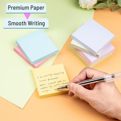 Sticky Notes 3×3 Inches, 8 Pads, 800 Sheets, 8 Color Sticky Note Pads, Premiu…