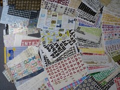 Huge Lot Alphabet Sticker Sheets (200+) Craft Room De-Stash! 5 lbs