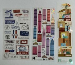 Stickiiclub And Pipsticks 43 Sheet Houses, Buildings, And Mail Sticker Bundle 1