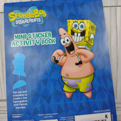 SpongeBob Squarepants Mini Sticker Activity Book 100+ Stickers Colorful Scenes