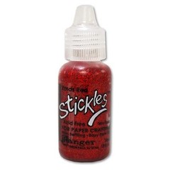 Ranger, Stickles Glitter Glue, Christmas Red Glitter Glue, Red Stickles