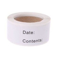 125pcs/roll Home kitchen Storage Labels Refrigerator Freezer Adhesive