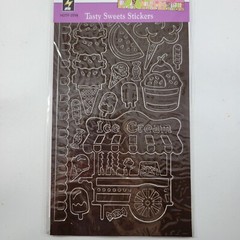 Dazzles Sticker Sheet Tasty Sweets Stickers Scrapbooking Paper Crafts