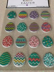 EASTER PAPER CRAFTS EASTER EGGS MULTI-COLOR EASTER EGGS 16PCS EASTER EGGS