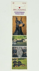 Mrs. Grossman’s Doberman Pinscher Dog Puppy Photograph Scrapbook Stickers NEW