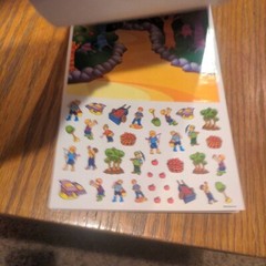2 – 380 Vintage Twin Seven Sicker Game Books – FARMYARD & THE GREAT DINOSAURS