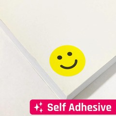 600 PCS – 1″ Smiling Happy Smile Face Stickers, Yellow