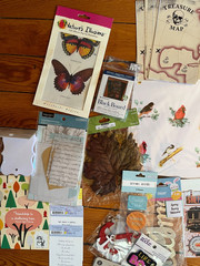 Large Mixed Lot of Metal Paper Thick Cardboard Scrapbooking Accents – includes