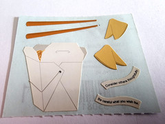 Vintage 2000 Mrs Grossman Stickers Chinese Food Fortune Cookies NOS Scrapbooking