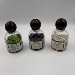 Boutique Fleur Mini Round Gems Lot Of 3 Green, Purple, White