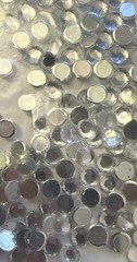 5MM ROUND STONE CRYSTAL RHINESTONES(135pc)The Beadery •Silver/Clear•Card Making•