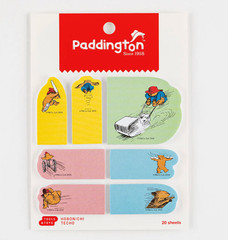 Hobonichi Paddington Bear 5-Item Stationery Set Stickers Notes Letter Japan NEW