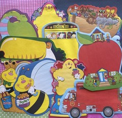 Vintage 90s Carson Dellosa Novel Notes Stationary Sheets School Bus Lot