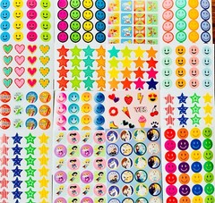 1079 STICKERS Shine on unicorn dreams rainbow beams BE you sparkle on happy vibe