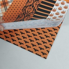 Halloween 6 Pk Craft Stickers Paper 8.5×11 Diecuts Scrapbooking Party Decor Lot