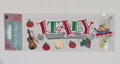 Jolee’s Italy Travel Vacation Scrapbooking Title Stickers