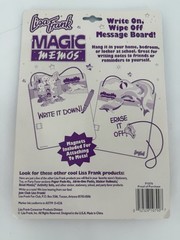 Vintage 90s Lisa Frank Magic Memos Dashley The Humming Bird Rainbow Erase Board