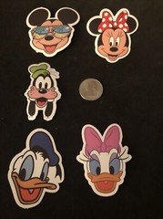 Disney Stickers – Disney Mickey Mouse and Friends Lot of 5 Stickers.