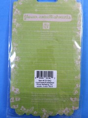 Prima Flower Embellishments Mulberry Paper Fabric Burlap 3 Pkgs Scrapbooking