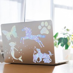 36 Sheets Holographic Sticker Paper Clear A4 Vinyl Sticker Paper Self Adhesiv…