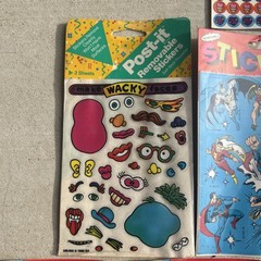 Vtg Sealed & Loose 80s DC Super Hero Batman Grimmy Gibson Greetings 20+ Sheets