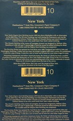 2001 Mrs Grossman 4×6″ ‘Destinations’ New York, NY Sticker Sheet, Unused