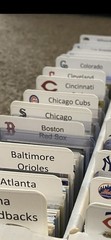 30 Customized MLB Team Logo Labels for card dividers. Labels Only! FREE SHIPPING