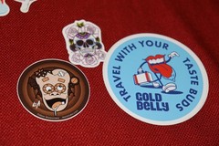 Lot of 10 Unique STICKERS – NEW Sticker Bundle Smurfs Zombie Cat, Franken Berry