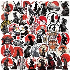 Authentic Japanese Bushido Stickers – 50 Unique Vinyl Designs for Personal Flair