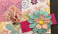 #2696 FLOWERS SPRING EPHEMERA TAGS EMBELLISHMENTS JUNK JOURNAL SCRAPBOOK -Tonya