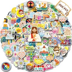 200PCS Jesus Christian Stickers, Religious Stickers for Kids Bible Verse Stic…