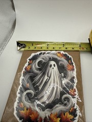 Fall Ghost Sticker 4×3 Inches