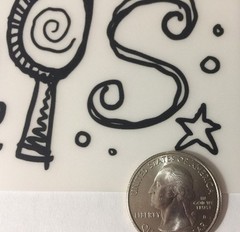 HOLIDAYS WORD RUB-ON Approx.3″x10-1/2″Karen Foster•Christmas •Celebrate•Season••