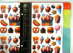 Food & Drink Sticker Binder Full Of Stickers