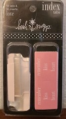 4 Packs Heidi Swapp Index Tabs Craft Embellishment – Sports, Love, Emotions #7