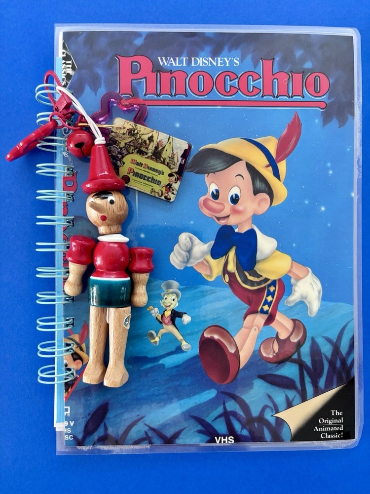 Pinocchio Junk Journal With Charm Ephemera