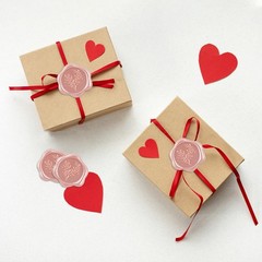 100Pcs Eucalyptus Wax Seal stickers pink Self Adhesive Envelope Seal Stickers