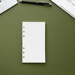 100Pcs Durable Double Sided Release Paper Sticker Book Pages for Binder Album
