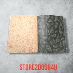 Paper Pizazz Embossed Papers ~ 8 1/2 x 11 pull out papers 16 Pattern Sheets