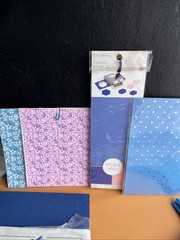 *Bulk* Blue Paper Scrapbooking, Project, Crafting Paper