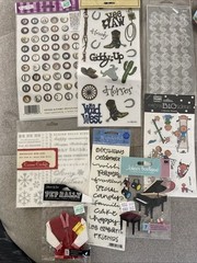 Mixed Lot 80 Stickers Sandy Lion Jolee’s Paper Studio Debbie Mumm Vintage New